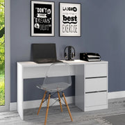 MESA DE ESCRITORIO SLIM | 3 GAV | BRANCO FOSCO (ATUALLE)