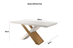 Mesa Imperatriz C/ 6 Cadeiras