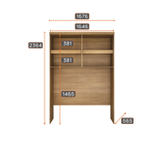Guarda Roupa Modulado Rizon | Cumaru