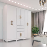 GUARDA ROUPA MASTER | 8 PORTAS | 6 GAVETAS | IMOP