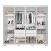 Guarda-Roupa Casal 8 Portas Imop Milão