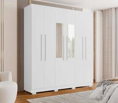 GUARDA ROUPA PORTO BELLO PLUS 6 PORTAS 3 GAVETAS