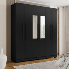 GUARDA ROUPA PORTO BELLO PLUS 6 PORTAS 3 GAVETAS