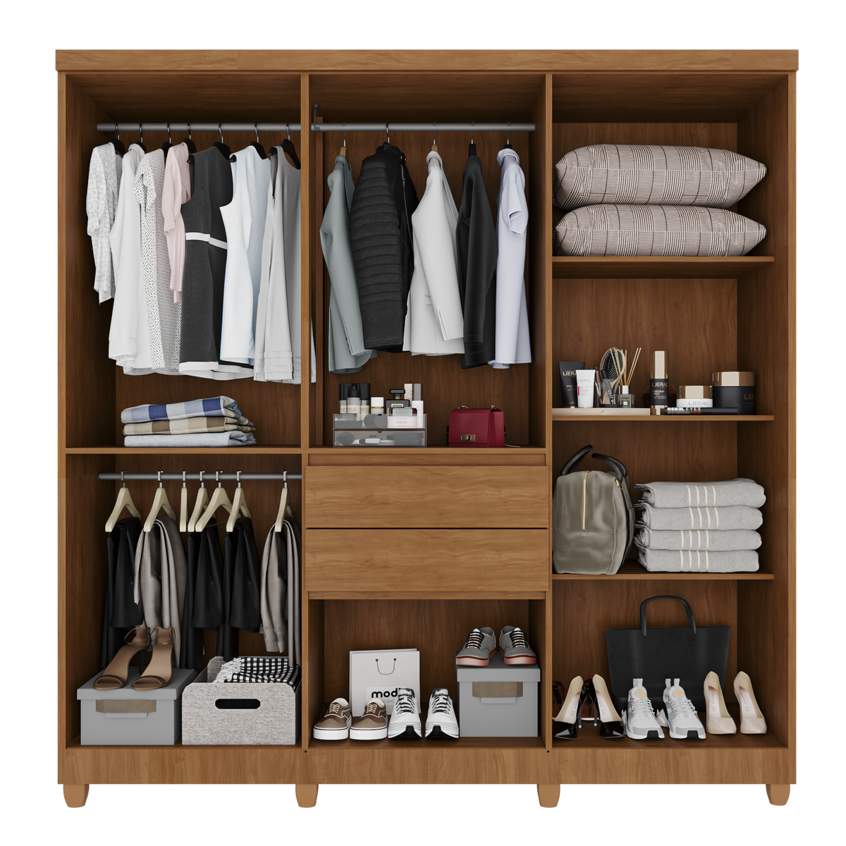 GUARDA ROUPA MASTER | 8 PORTAS | 6 GAVETAS | IMOP