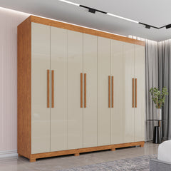 GUARDA ROUPA MILANO 8PTS PRIME- CINAMOMO