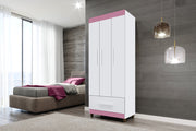 Guarda Roupa 3 Portas 1 Gaveta Canadá Borsari