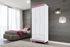 Guarda Roupa 3 Portas 1 Gaveta Canadá Borsari