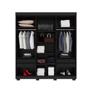 GUARDA ROUPA PORTO BELLO PLUS 6 PORTAS 3 GAVETAS