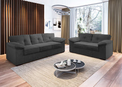 Sofá Miami Veludo 3x2 Lugares - Flash Estofados
