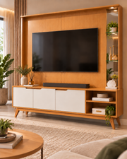 HOME 1.8 | BANCADA TUCUMA | NATURE/OFF WHITE
