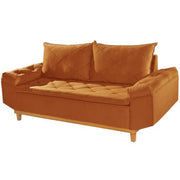 SOFA RETRO BERLIM - CAPUCCINO