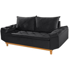 SOFA RETRO BERLIM - CAPUCCINO