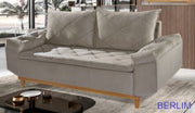 SOFA RETRO BERLIM - CAPUCCINO