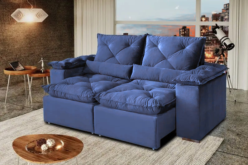 SOFA RETRATIL GRECIA/BRAZAO | 2 MODULOS| BEGE