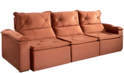 SOFA RETRATIL E RECLINAVEL ITALIA 3 MODULOS - AZUL