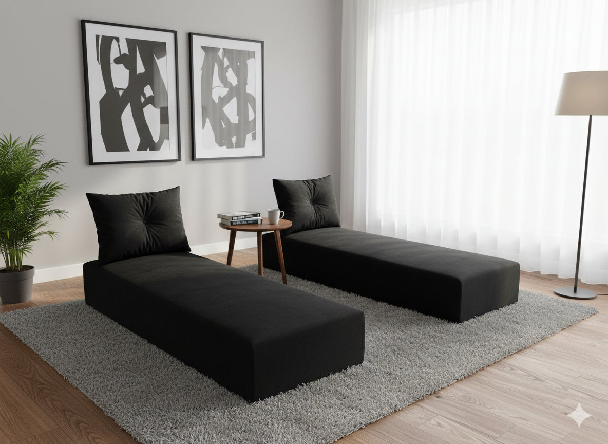 SOFANETE LUXO | CINZA CLARO | C/ PES