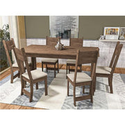 Mesa Caribe Com 6 Cadeiras- Noce Linho