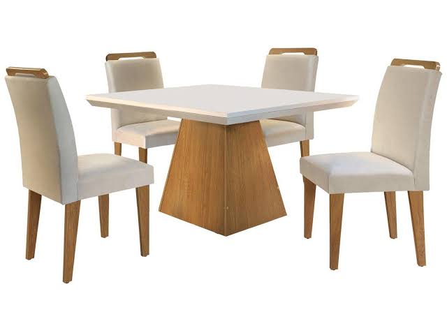 Mesa Luna Com 4 Cadeiras