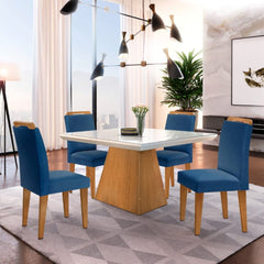 Mesa Luna Com 4 Cadeiras