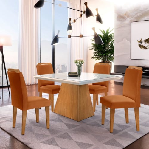 Mesa Luna Com 4 Cadeiras