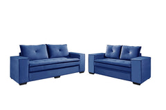 SOFA 2 E 3 LUGARES AIMORES - 2078 MARROM