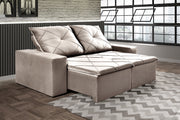 SOFA RETRATIL MADRI - PRETO
