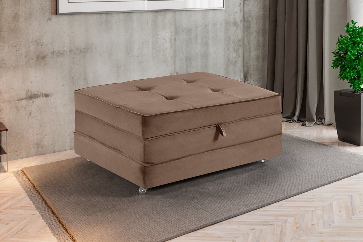 PUFF CAMA - INCA BEGE CLARO 2