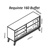 Buffet Requinte 160 - Naturale/Off White