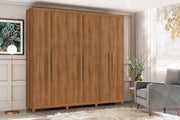 GUARDA ROUPA PORTO BELLO PLUS 6 PORTAS 3 GAVETAS