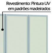 Armário Aéreo Lis 120cm | Castani/Off