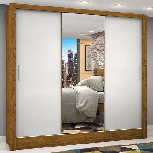 GUARDA ROUPA DUBAI PLUS GOLD - CINAMOMO/OFF