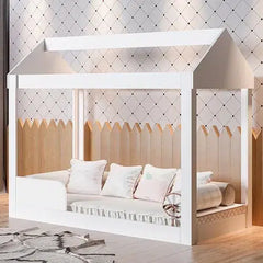 Mini Cama Montessoriana Dakota Branco - Gabrielli