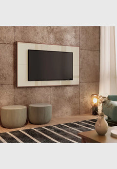 Painel Van Gogh Off-White/Naturale