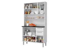 KIT COZINHA PRATIKA ITATIAIA 6 PORTAS 2 GAVETA | 105CM