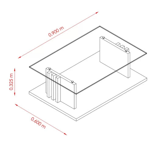 Mesa de Centro Frizz - Madetec