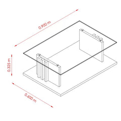 Mesa de Centro Frizz - Madetec
