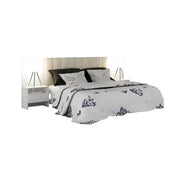 CABECEIRA BOX CASAL EVEREST PLUS C/2 CRIADOS CUMARU