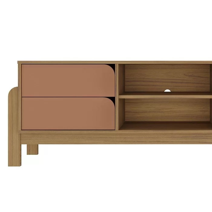 Rack Artely Nature Carvalho/Terracota