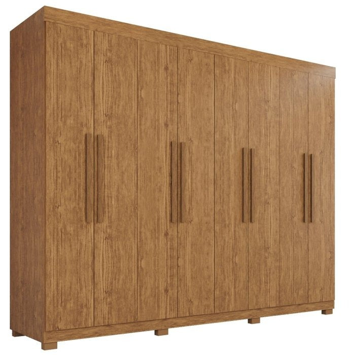GUARDA ROUPA MILANO 8PTS PRIME- CINAMOMO