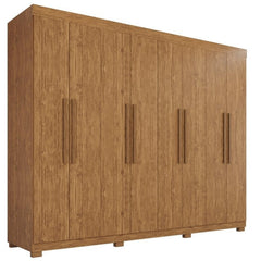 GUARDA ROUPA MILANO 8PTS PRIME- CINAMOMO