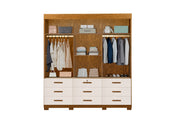 GUARDA ROUPA ITAPEMA 3 PORTAS DESLIZANTES 9 GAVETAS