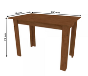 Mesa com 6 cadeiras - CARIBE