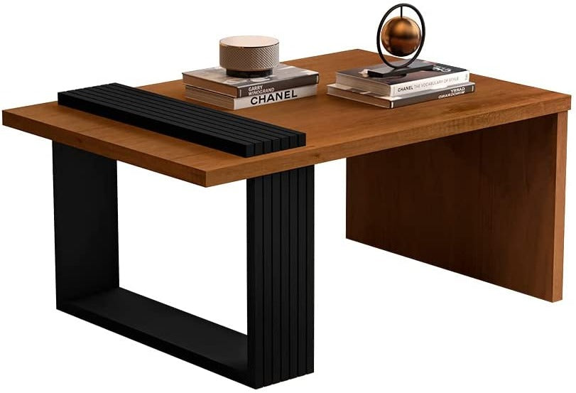 MESA DE CENTRO JB 8020 - NATURE/PRETO