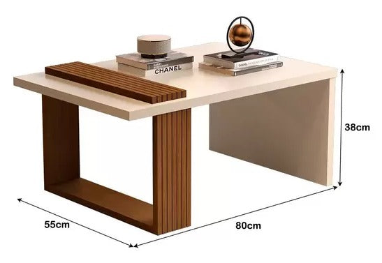 MESA DE CENTRO JB 8020 - NATURE/PRETO