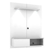 Painel Home Suspenso com LED Lumia Rustico - Mirarack