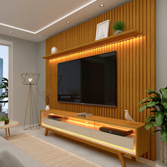 Painel Nobre 230 + Rack Requinte 212 Naturale/Off