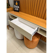 Painel Arbo 230 Cedro Com Nicho Universal 180 Off/Cedro
