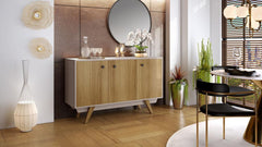 BUFFET HARMONIA CANDIAN - CINAMOMO OFF WHITE