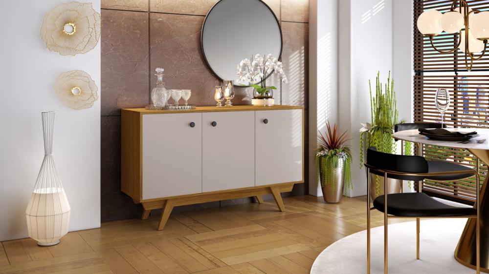BUFFET HARMONIA CANDIAN - CINAMOMO OFF WHITE