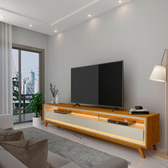 Rack Requinte 212 Com Led | Naturale/Off White